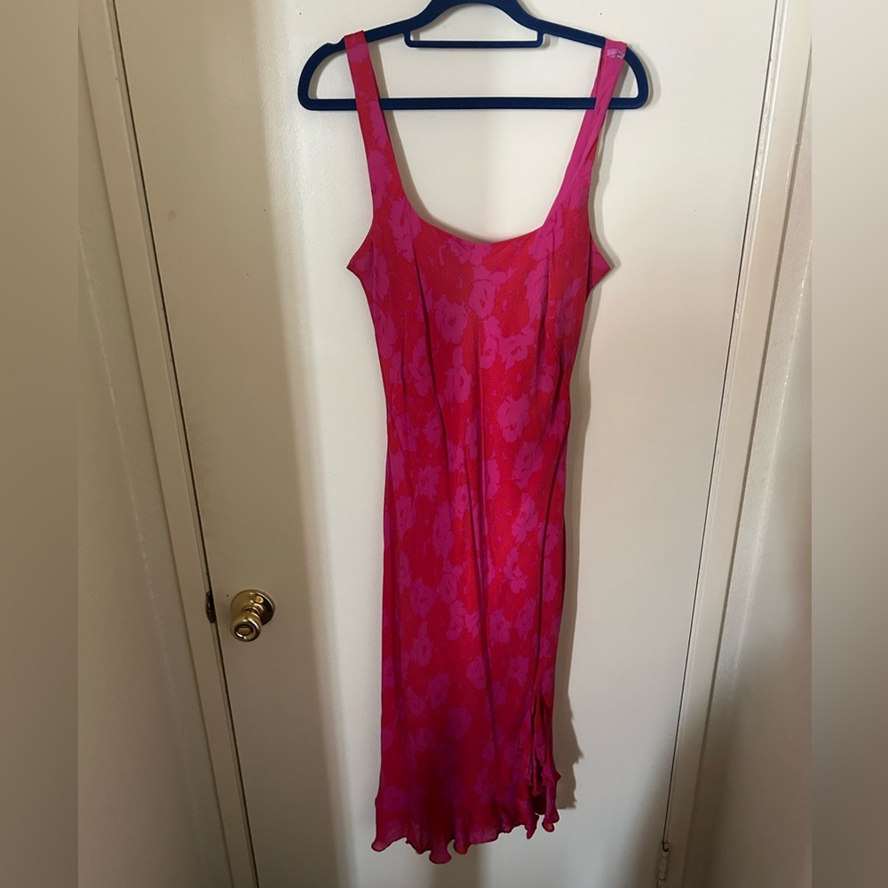 Vintage Ann Taylor Floral Pink Dress